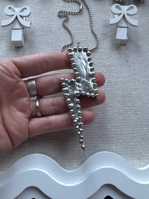 Soldered solid lighting Bolt