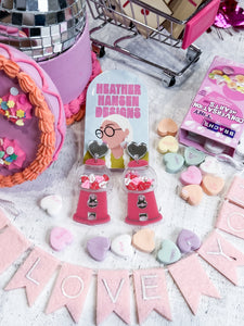 Heart Shaker Gum ball Machine