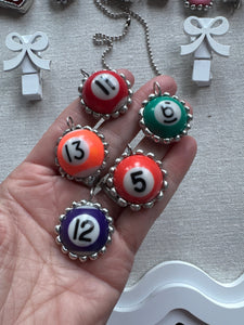 Billard ball Soldered necklaces