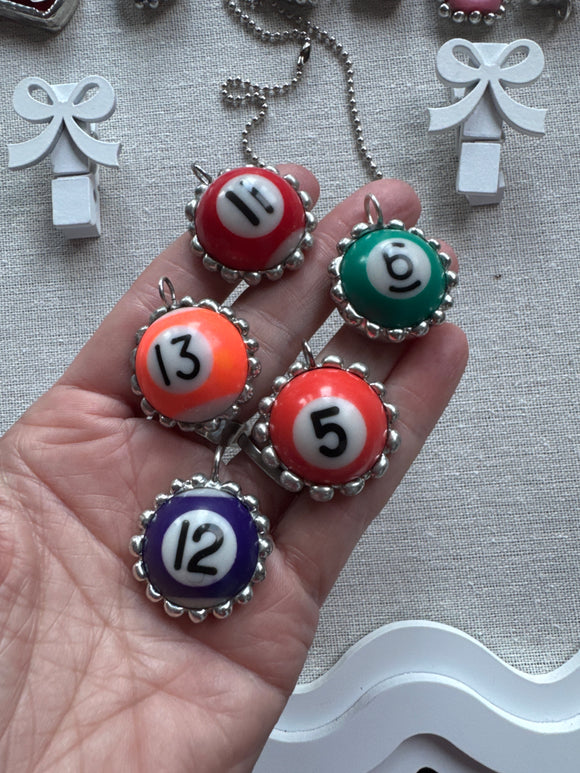 Billard ball Soldered necklaces