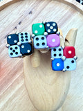 1 of 1 Out Of The Box DIce Ring black and white