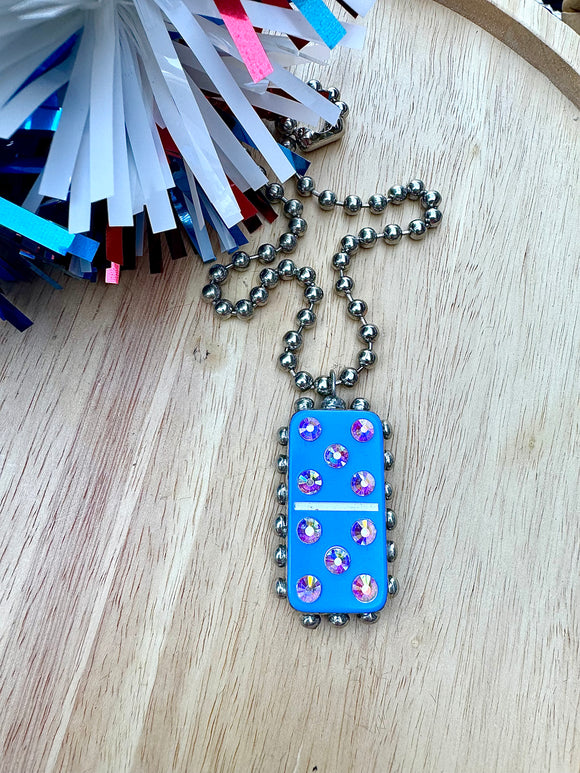 1 of 1 Blue DIAMONDOOOO Necklaces