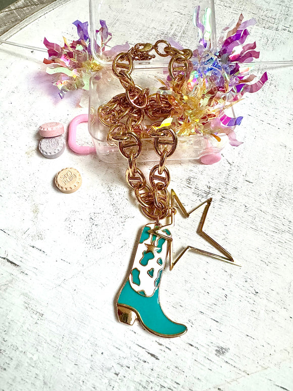 Where a Cowgirl Is Born Necklace