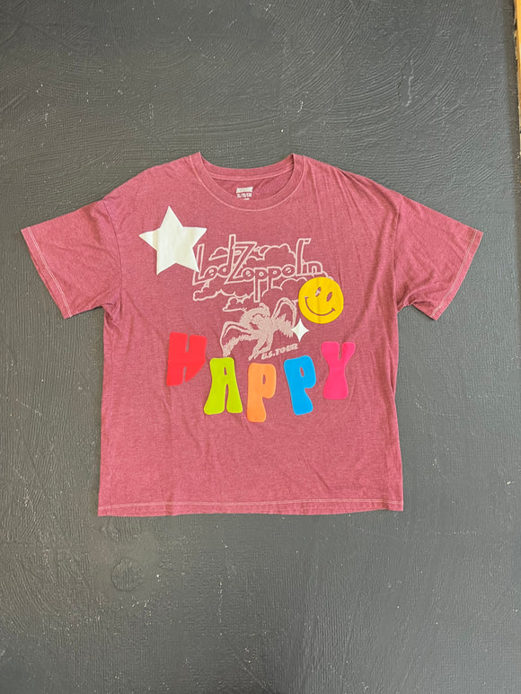 A LIL ROCKNROLL & A LIL HAPPY TEE (XL)
