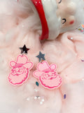 Howdy Santa Earrings