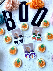 Halloween Cookie Dangle Earrings