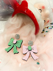 Mismatched Bow Earrings