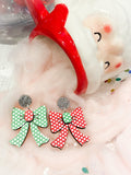 Mismatched Bow Earrings